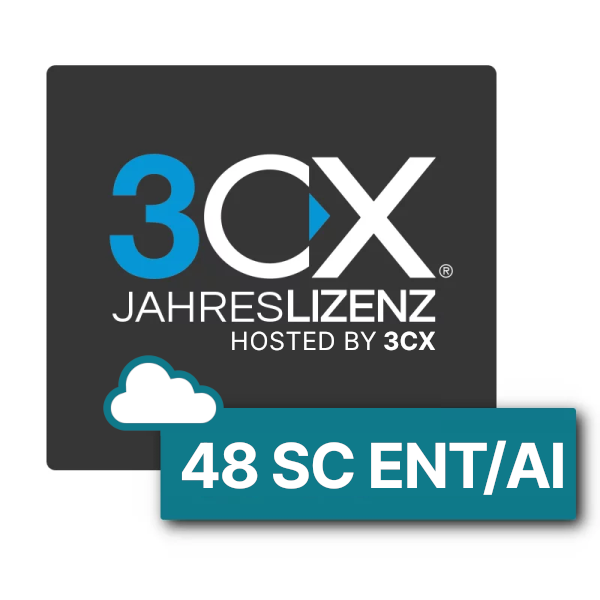 3CX 48 SC ENT/AI inkl. Hosting by 3CX