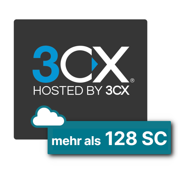 mehr als 128 SC - Hosted by 3CX